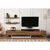 Hanah Home Nirvana - Teak, Bela Bela Teak TV komoda OŠTEĆENO