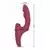 Vibrator Silicone 777 Rabbit, 22.5cm, Bordo