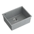granitni umivalnik DAVID 50 Grey Metallic