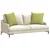 Jastučići za sofu 2 pcs Svijetlo zelena 60 x 60 cm tkanina