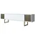 Hanah Home TV Komoda Gold Line, 180x48x30 cm, Belo-Zlatne boje