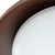 Lindby LED stropna svetilka Florie, rjava, kovina, O 40 cm - Dnevna soba/jedilnica - Sodobni - rjava, bela - Plastika