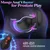 SuperLove E-Stim Curved Vibrating Butt Plug with Remote Black