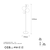 Opviq Fazli 10523 Podna lampa, Bela