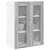 vidaXL Viseča omarica Riga Siva Sonoma 60 x 31 x 80 cm Konstruiran les