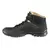 Crne srednje visoke muške cipele za pešačenje NH100