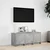 TV ormarić s LED svjetlima boja betona 97x34x40 cm drveni
