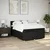 Vidaxl Box spring postelja z vzmetnico črna 160x200 cm blago