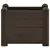 Vidaxl Visoka greda PP mocha 43x43x35 cm