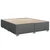 Vidaxl Box spring postelja z vzmetnico temno siva 180x200 cm blago