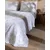 Madame Coco Set letnje posteljine Maria, Dvokrevetni, Pique, Beli
