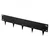 VEVOR Robnik za vrt 1016x207x15 mm črn kovinski