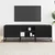 TV ormarić crni 120x35x41 cm Konstruirano drvo i metal