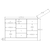 Hanah Home Komoda Rb-168-04-001, 130x85x43 cm, Bela
