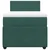Vidaxl Box spring postelja z vzmetnico temno zelena 100x200 cm žamet
