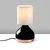 Opviq Stona lampa 8013, 17x17x33 cm, IP20, Crno-bela