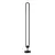 Podna lampa Barto RGB/19W crna