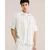 WE Fashion Srajca  slonovina / temno siva