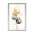 Plakat abstraktni listi No2 - 30x45 silver