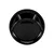 Creatable Krožnik Za Fondi Universal Black, 4-Delni