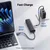 UGREEN USB Hub 6 in 1 USB-C, USB, HDMI, Ethernet Hub sivi