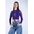 Trend Alacati Stili Ženska bluza Alc-X15127, Ljubičasta