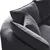 Atelier del Sofa Ugaona garnitura na razvlačenje Venedik Right, 317 x 163.5 x 71 cm, Tamnosiva