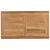 Vidaxl Klubska miza Rjava 70 x 40 x 36 cm Trden tikov les
