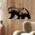Wallity Zidna dekoracija Orso-1, 71x41 cm, 1.5 mm, Crna