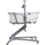 CHICCO Posteljica/stol/stol Chicco Baby Hug Pro - Bela Krem