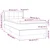 Vidaxl Box spring postelja z vzmetnico taupe 80x200 cm blago