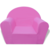 Dječja fotelja ružičasta