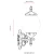 Opviq Spoljna zidna lampa BAP-68194-BSY-OP, 45 cm, E27, 40W, IP65, Crna