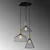 Opviq Luster Dear-11215, 50-140cm, 63x54 cm, 3xE27