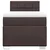 Vidaxl Box spring postelja z vzmetnico temno rjava 100x200 cm blago