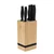 Berlinger Haus Set noževa sa bambusovim stalkom Black Rose Collection BH-2970, 6 komada, Crni