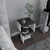 Hanah Home Carter Noćni stočić, 29.6x29.6x49.4cm, Antracit-bela