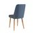 Hanah Home Set Trpezarijski sto i 4 trpezarijske stolice Santiago Atlantic Navy Blue V2, Teget