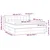 vidaXL Box spring postelja z vzmetnico črna 180x200 cm blago