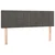 Vidaxl Box spring posteljni z vzmetnico temno siv 140x190 cm žamet