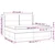 vidaXL Box spring postelja z vzmetnico črn 200x200 cm blago