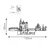 Wallity Zidna dekoracija Cleveland, 120 x 50 x 1,5 cm, Crna