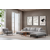 Atelier del Sofa Ugaona garnitura Eti 98x78x170cm Siva
