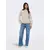 ONLY Bluza ONLLucinda  ecru / temno modra / temno zelena
