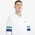 Mikina FRED PERRY Tipped Sleeve Collared Sweat Snow White L