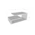 Hanah Home Klub sto Cayenne, 100x40x50 cm, Antracit