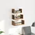 Set zidnih polica 3 pcs Staro drvo 40x16x14cm Konstruirano drvo