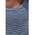 VIVANCE Top z naramnicami modra/bela
