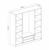Hanah Home Ormar Kale Plus - 7810