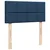 Vidaxl Box spring postelja z vzmetnico modra 90x200 cm blago